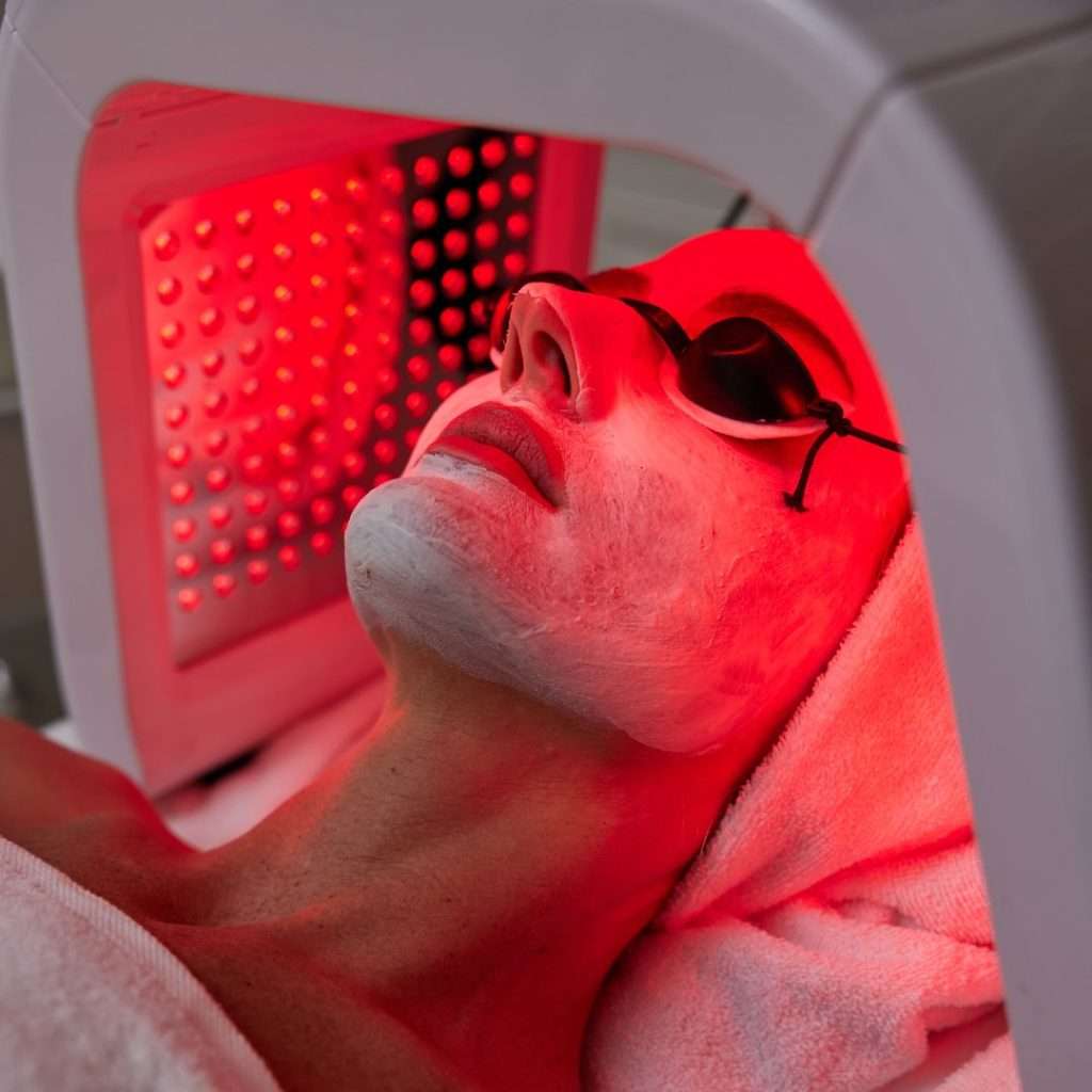 The benefits of an led facial image 4: dagna courtman permanent makeup and beauty