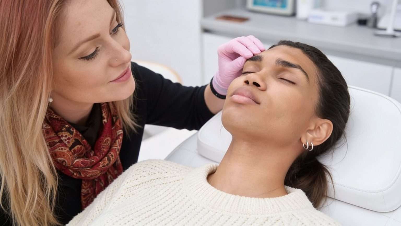 powder brows pain level