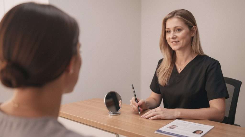 Powder brows consultation